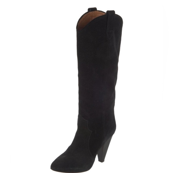 Isabel Marant black suede boots - Picture 1 of 9
